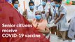 Senior citizens receive COVID-19 vaccine across south India