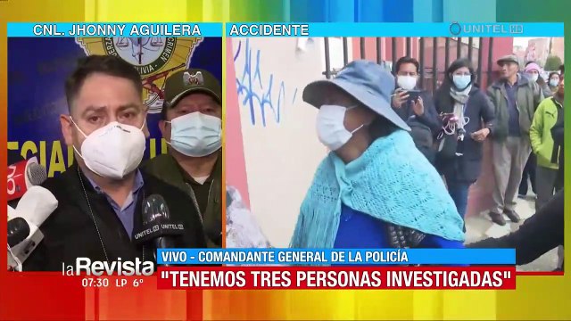 Jhonny Aguilera, comandante de la Policía Boliviana, brinda detalles del caso UPEA