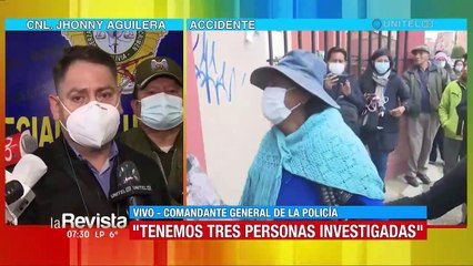 Jhonny Aguilera, comandante de la Policía Boliviana, brinda detalles del caso UPEA