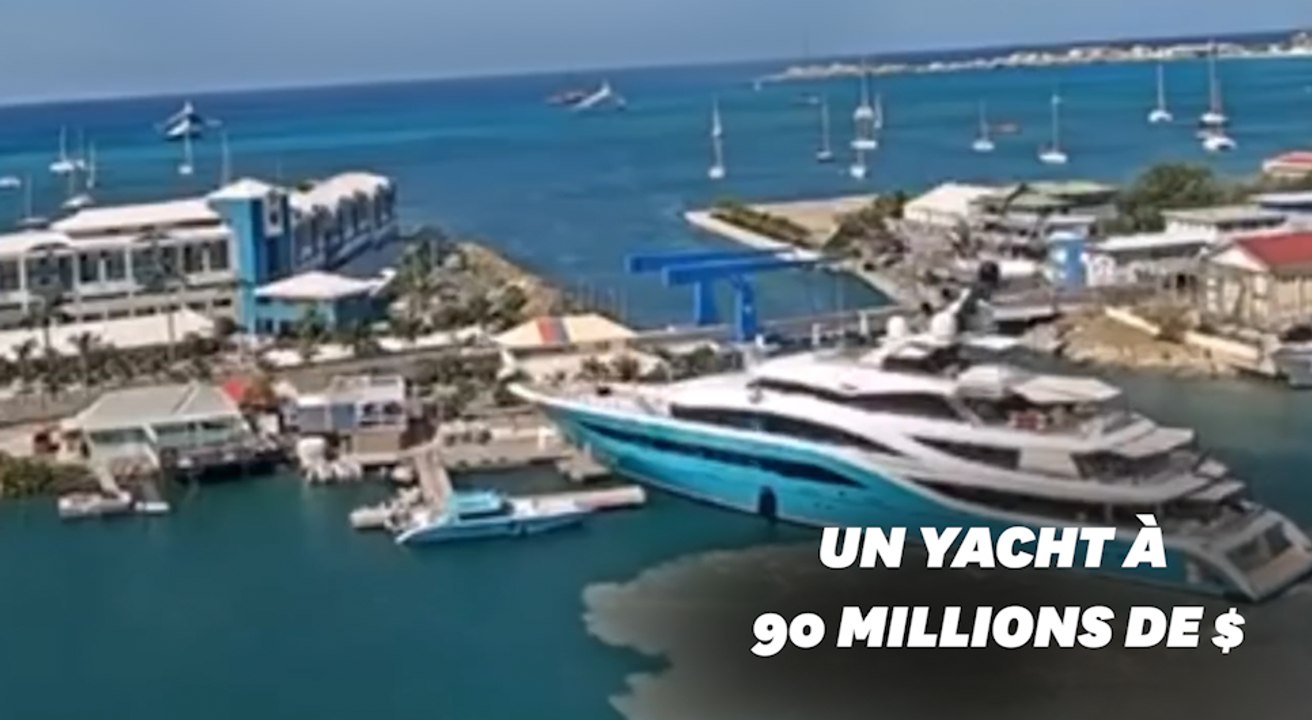 Le yacht de ce milliardaire s'écrase sur un quai dans les Caraïbes