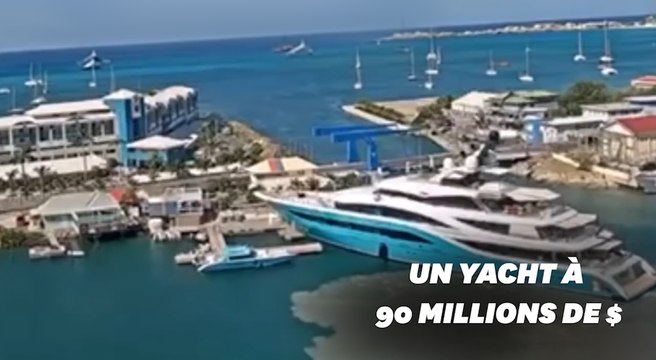 Le yacht de ce milliardaire s'écrase sur un quai dans les Caraïbes
