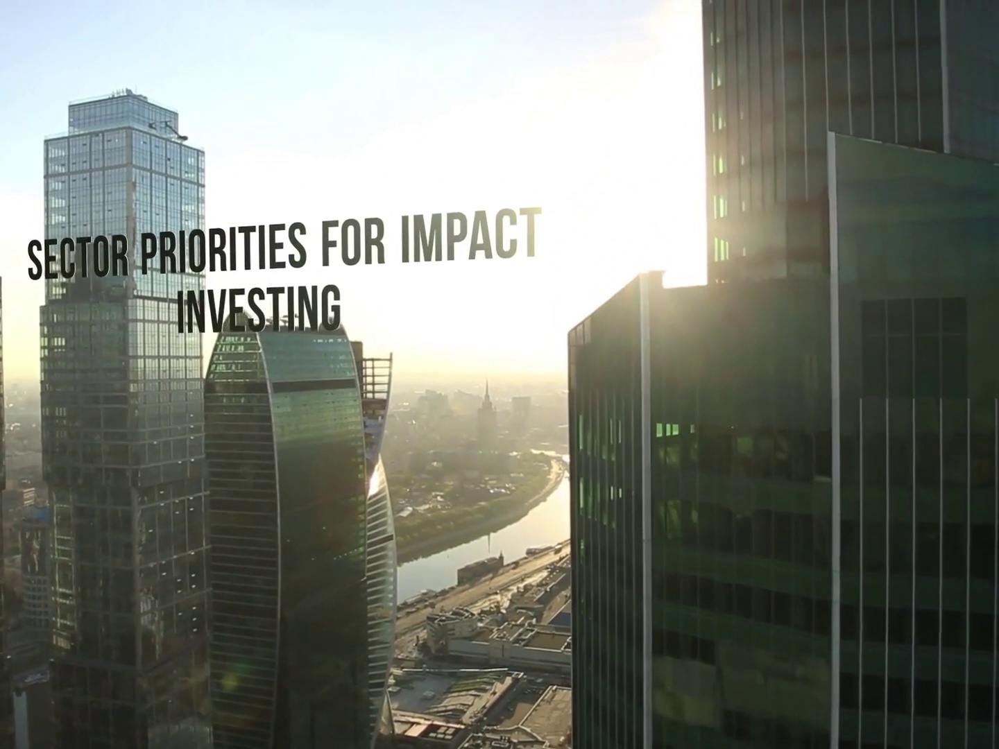 Sector Priorities for Impact Investing