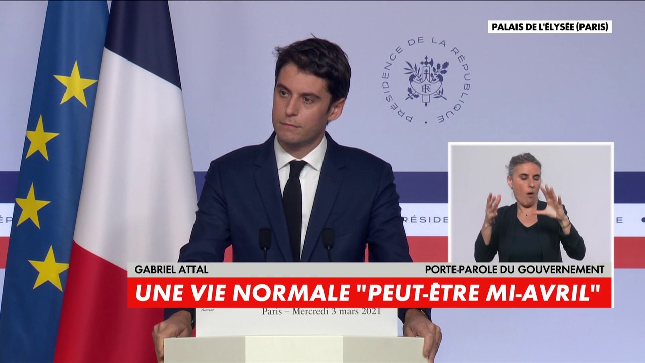 Gabriel Attal : «Nous allons continuer à passer par des semaines de remous, de gros temps, des semaines difficiles»