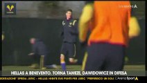 ARENA SPORT-VERONA VERSO BENEVENTO: TORNA TAMEZE, DAWIDOWICZ IN DIFESA