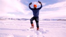 Dancing for joy: Canadian celebrates Covid-19 vaccination with Bhangra dance on frozen lake