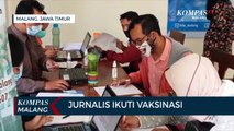 Jurnalis di Malang Jalani Vaksinasi