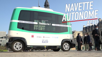 Découvrez la navette autonome de la RATP