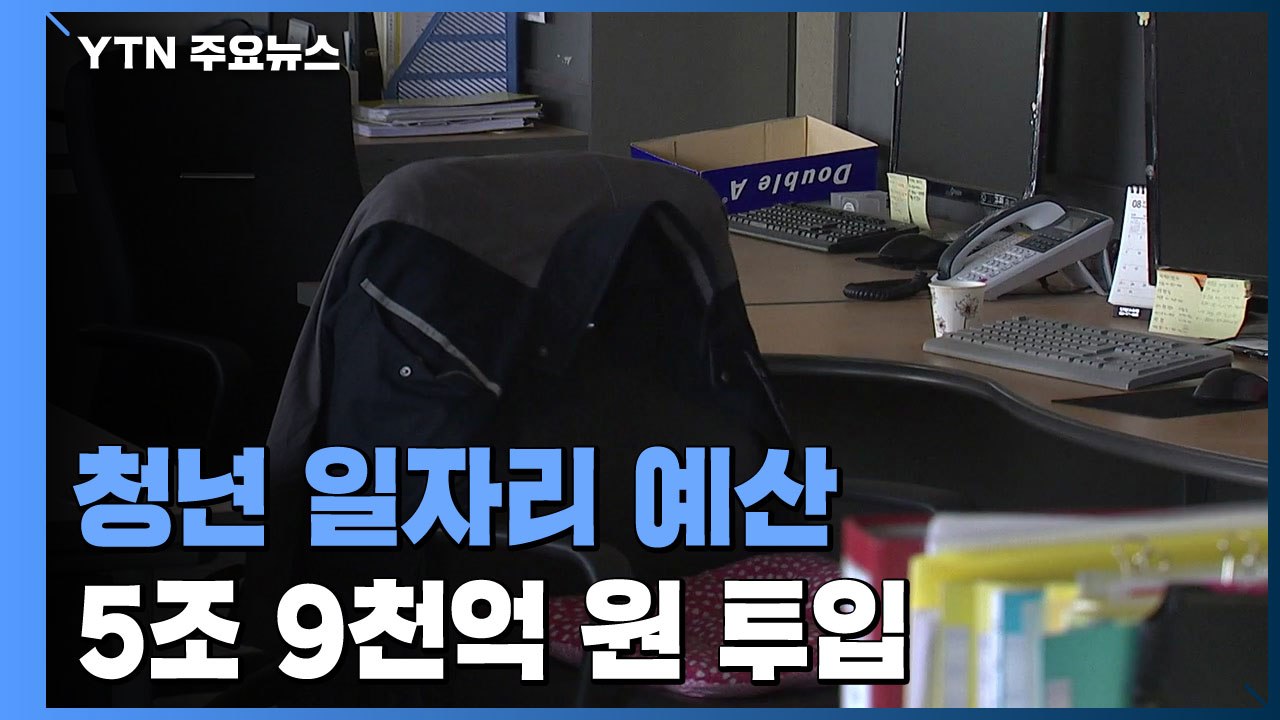 올해 청년 104만 명에게 일자리 예산 5천9천억원 지원 / YTN