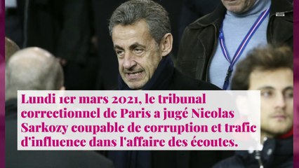 Nicolas Sarkozy condamné dans l'affaire des écoutes : il dénonce une injustice