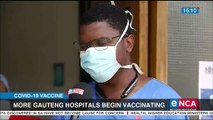 More Gauteng hospitals start with vaccination