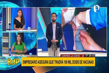 Grupo de transportistas asegura que traerán 100 mil vacunas rusas contra la COVID-19