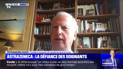 Le professeur François Chast "souhaite que les pouvoirs publics rendent la vaccination obligatoire" pour tous les soignants