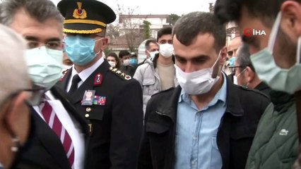 Silahının ateş alması sebebi ile yaşamını yitiren polis memuru memleketine uğurlandı