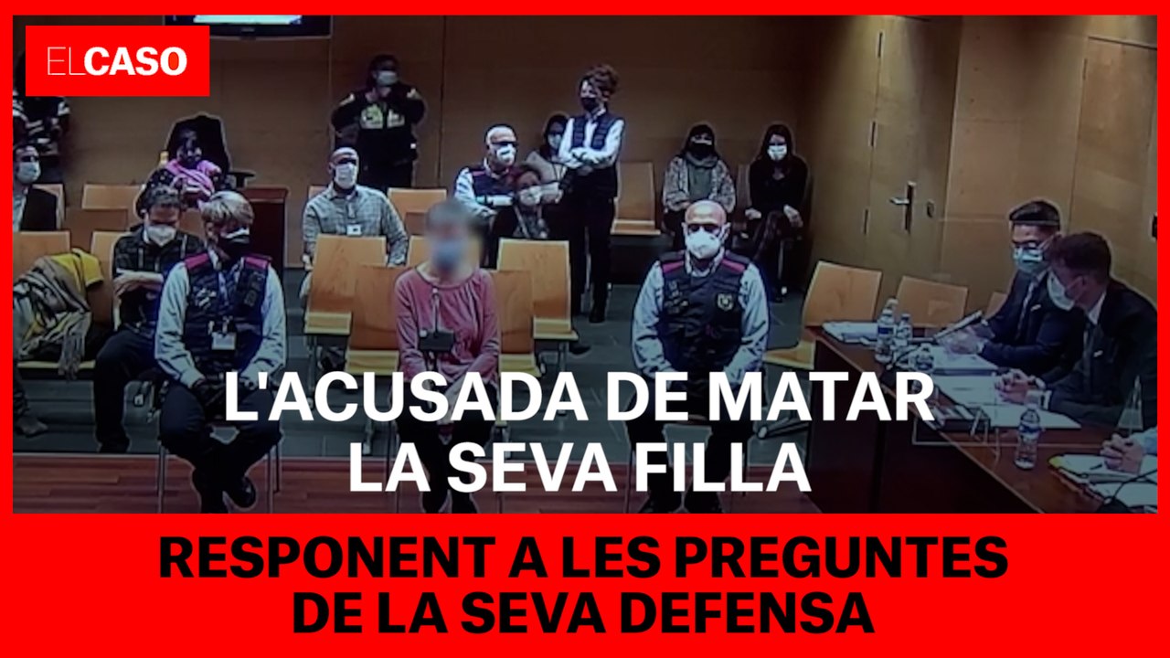 L'acusada de matar la seva filla respon les preguntes de la seva defensa