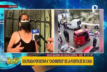 La agreden salvajemente por pedir su calle limpia en VES