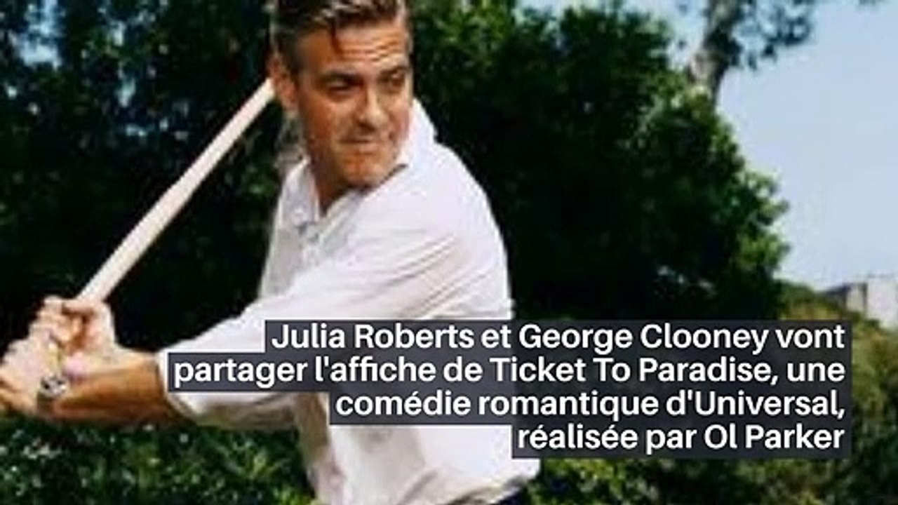 Julia Roberts et George Clooney réunis dans la comédie romantique "Ticket To Paradise"_IN