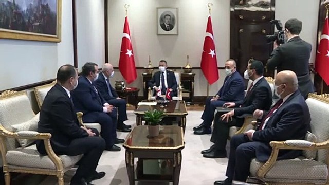 ANKARA - Cumhurbaşkanı Yardımcısı Fuat Oktay, David Zalkaliani ile görüştü