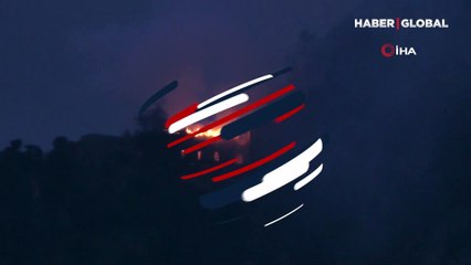 KKTC'de tarihi St. Hilarion Kalesi'nde yangın