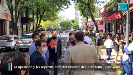 La oposición y las repercusiones del discurso del intendente Julio Garro
