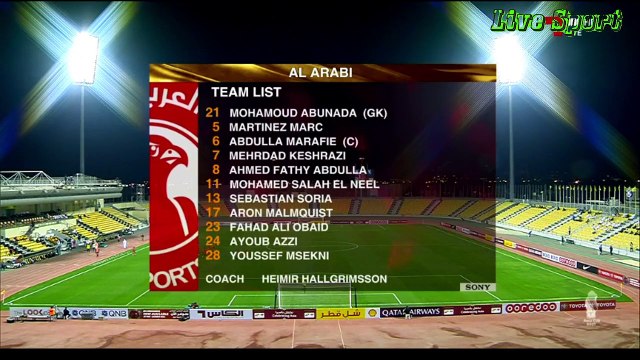 مباراه نادي السيليه و ونادي العربي كأس أمير قطر ربع نهائي الشوط الاول 3_3_2021