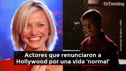 Actores que renunciaron a Hollywood para tener una vida ‘normal’