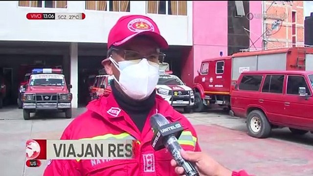 Rescatistas acuden a La Asunta en busca de sobrevivientes por embarrancamiento de un vehículo