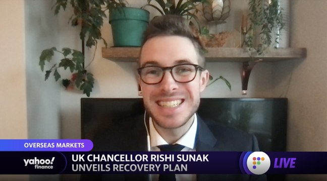 UK chancellor Rishi Sunak unveils recovery plan