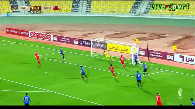 مباراه نادي السيليه و ونادي العربي كأس أمير قطر ربع نهائي الشوط الثاني 3_3_2021