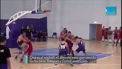 Qué es el regball, el deporte ruso que mezcla lucha libre, básquet y fútbol americano