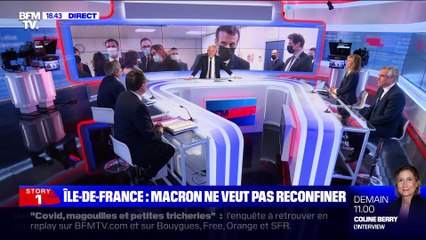 Story 6 : Emmanuel Macron ne veut pas reconfiner l'Île-de-France ce week-end - 03/03