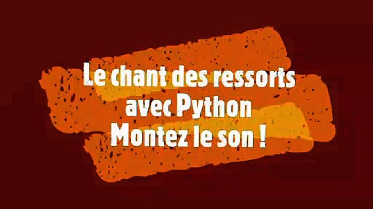 Le chant des ressorts