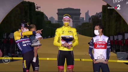 TdF 2020, Le podium des Champs-Elysées