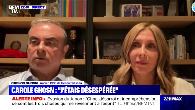Carlos Ghosn: Nous avons été très surpris que les États-Unis expatrient deux de leurs citoyens vers le Japon