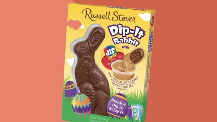 Russell Stover Updates the Chocolate Easter Bunny Experience With Peanut Butter Dip