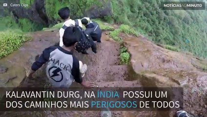 Teria coragem de descer estas escadas?