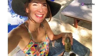 Así trabaja Laura Londoño, 'Gaviota' en Café, junto a su pequeña hija