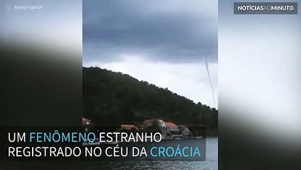 Estranho fenômeno registrado no céu da Croácia