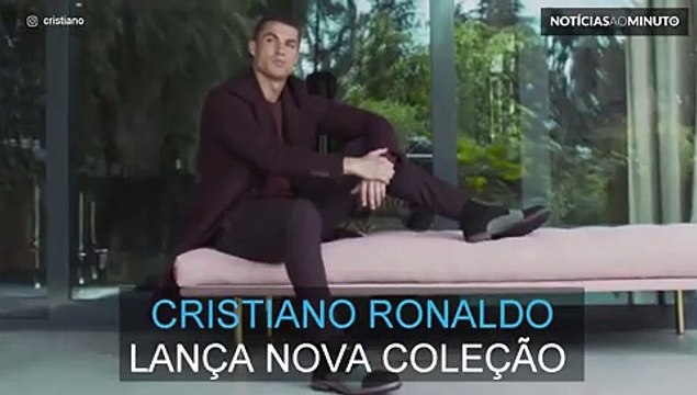 Cristiano Ronaldo acaba de divulgar a sua nova coleção