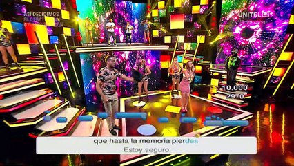Graciela demostró que el canto también es uno de sus talentos