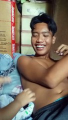 Having Fun with her tito's nipple