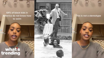 TikToker Explains Origins of Stereotype on Why "Black People Can't Swim"