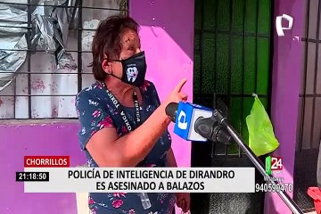 Policía asesinado en Chorrillos fue testigo de varios casos relacionados al narcotráfico