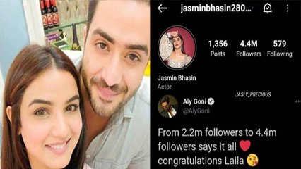 Bigg Boss 14: Jasmin के इंस्टाग्राम पर हुए 4 मिलियन से ज्यादा Followers, Aly ने दी बधाई|FilmiBeat