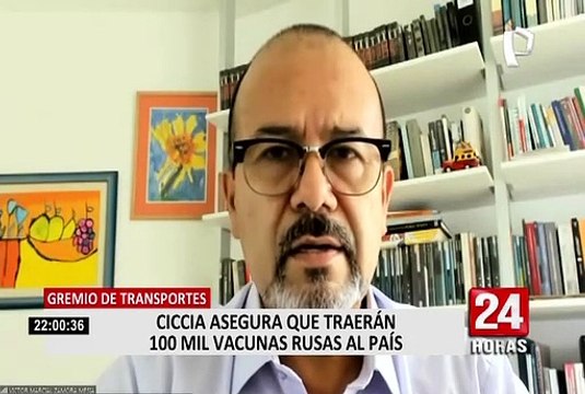 Empresario Ciccia ofrece traer 100 mil vacunas rusas contra el coronavirus