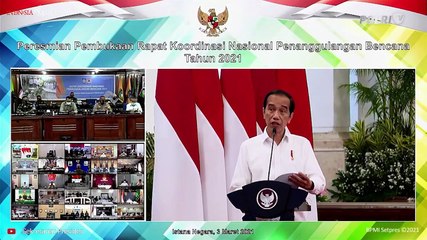 Presiden Joko Widodo Minta Penanganan Bencana dari Hulu ke Hilir