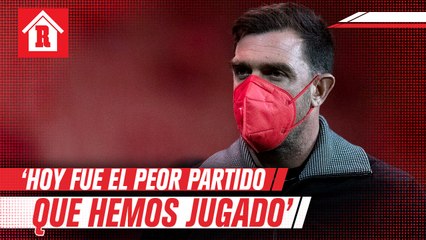 Pablo Guede: “Creo que hoy fue el peor partido que hemos jugado"