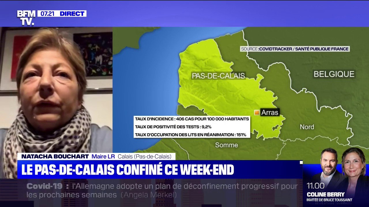 Natacha Bouchard, maire LR de Calais sur le confinement le week-end: "Nous allons assumer sans réjouissance pour protéger nos concitoyens"
