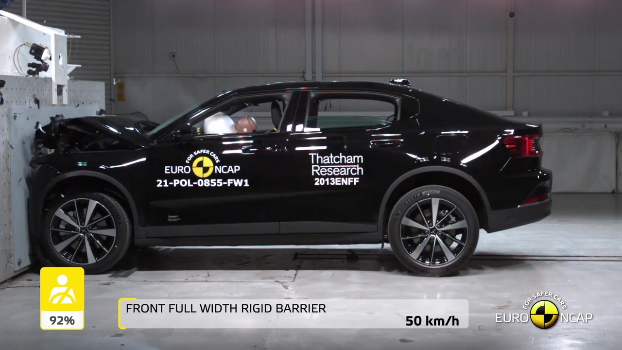 Polestar 2 erhält Top-Bewertung im Euro NCAP Sicherheitstest