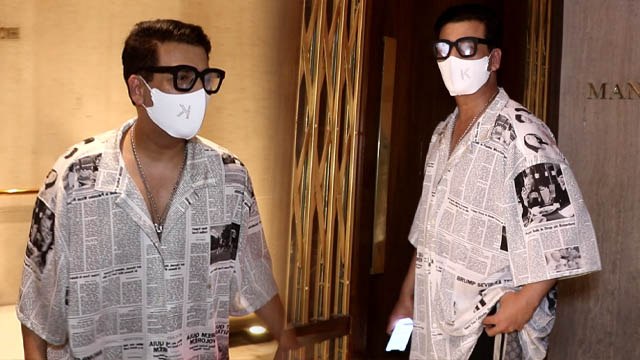 Karan Johar at Manish Malhotra house party at Bandra | FilmiBeat
