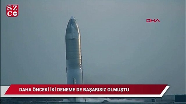SpaceX'in uzay aracı, inişten sonra patladı